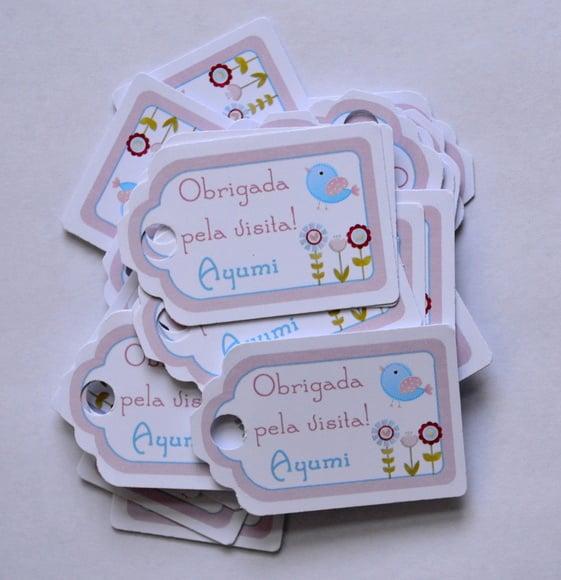 Tag Lembrancinha Personalizada Maternidade | Baby e Delicada