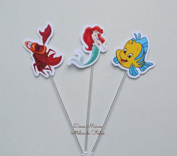 Topper para Doces Ariel
