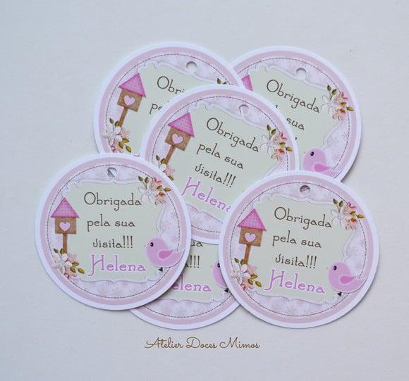 Tag Lembrancinha Personalizada Maternidade | Baby e Delicada