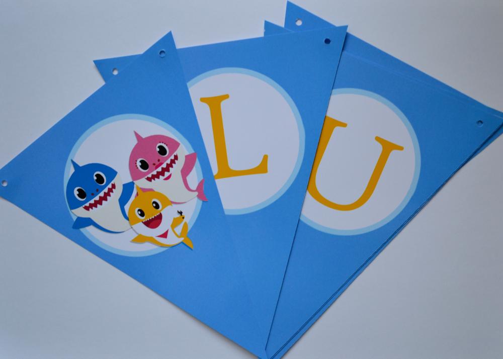 Kit Festa personalizada Baby Shark