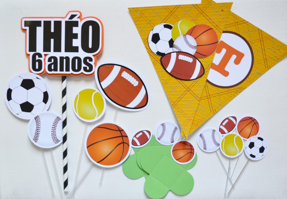 Kit Festa personalizado Bolas Esportivas