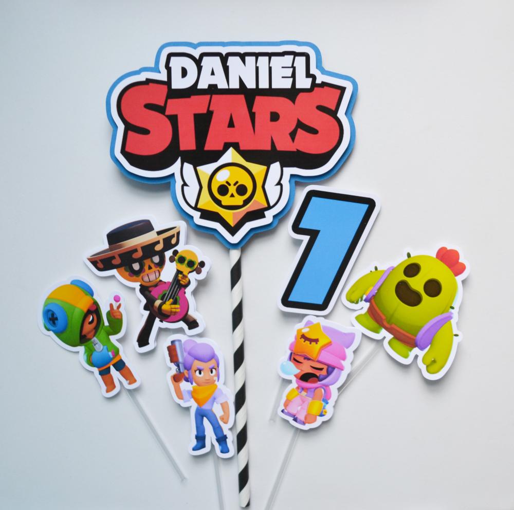 Kit Festa Personalizado Brawl Stars | Decoração Completa