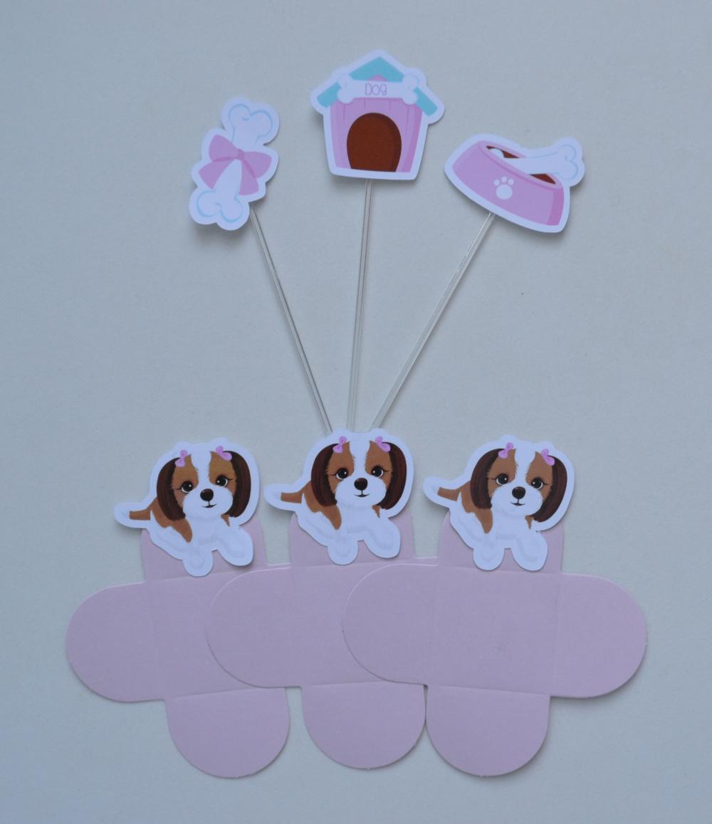 Kit Festa Personalizado Pet Cachorrinho | Decoração Especial