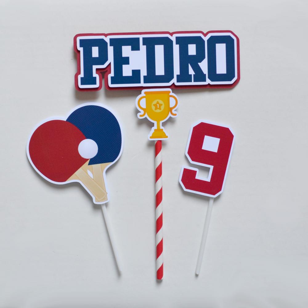 Kit Festa Personalizada Ping Pong | Decoração Criativa