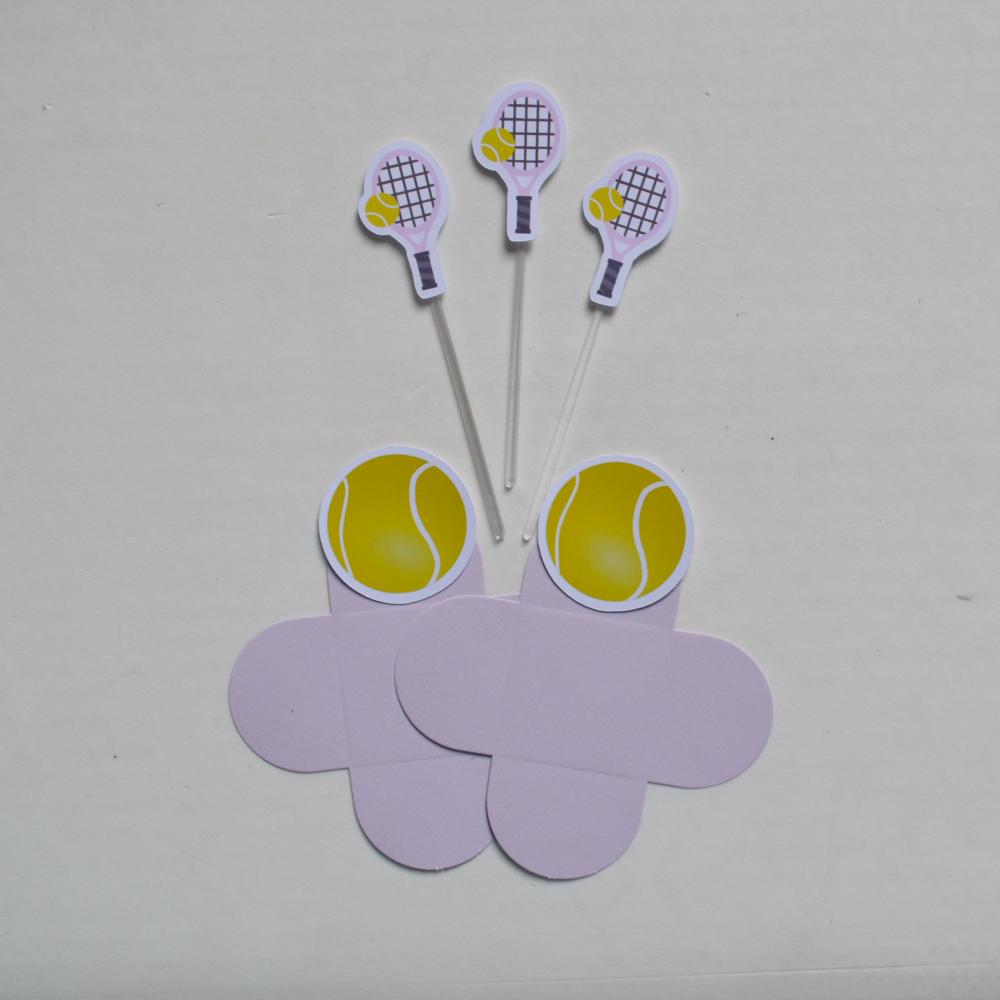 Kit Festa Personalizada Jogo de Tênis | Decoração Criativa