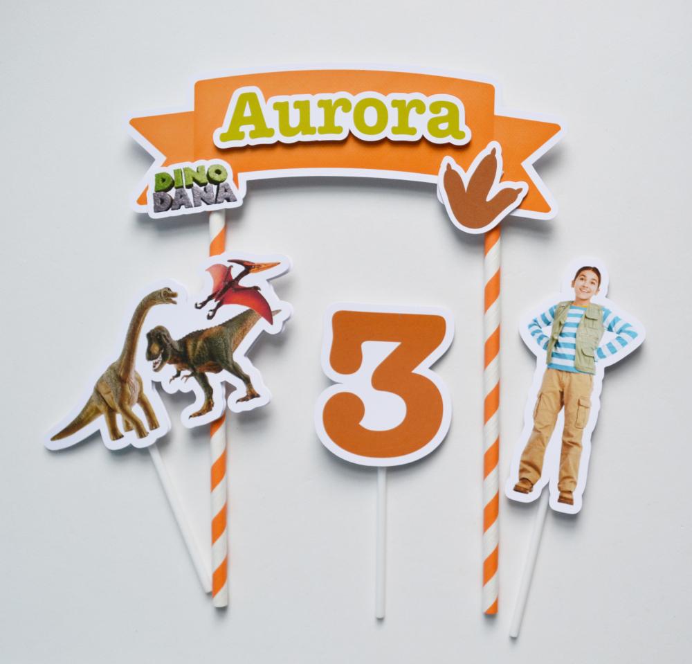 Kit Festa Personalizada Dino Dana | Decoração Infantil