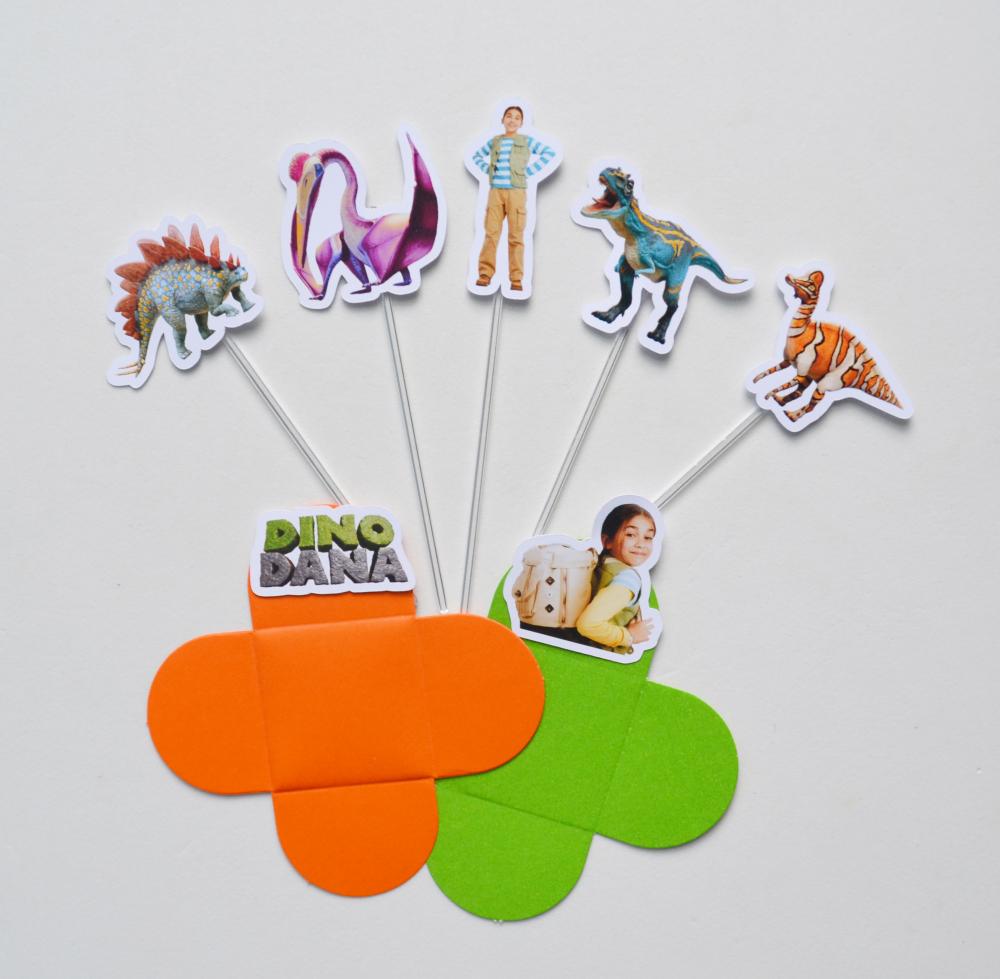 Kit Festa Personalizada Dino Dana | Decoração Infantil