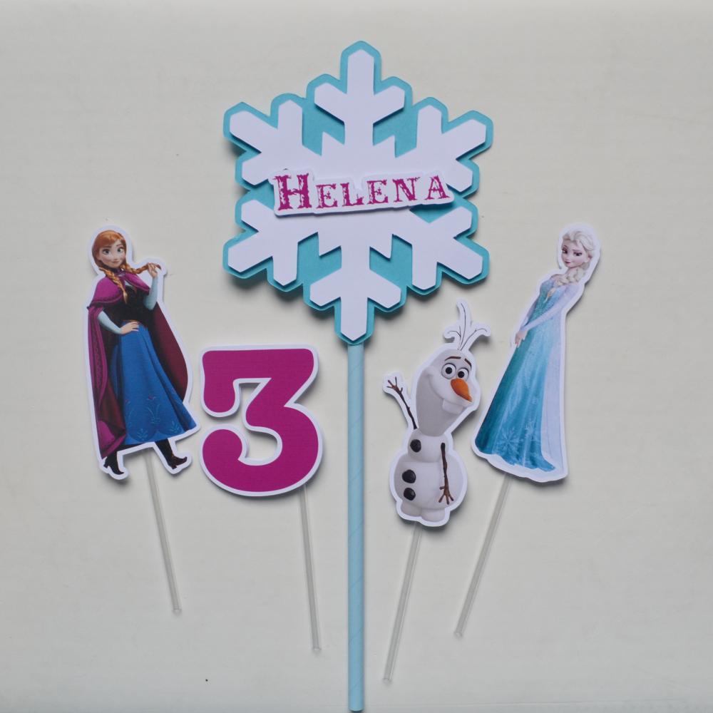Kit Festa Personalizada Frozen Decoração Completa Infantil