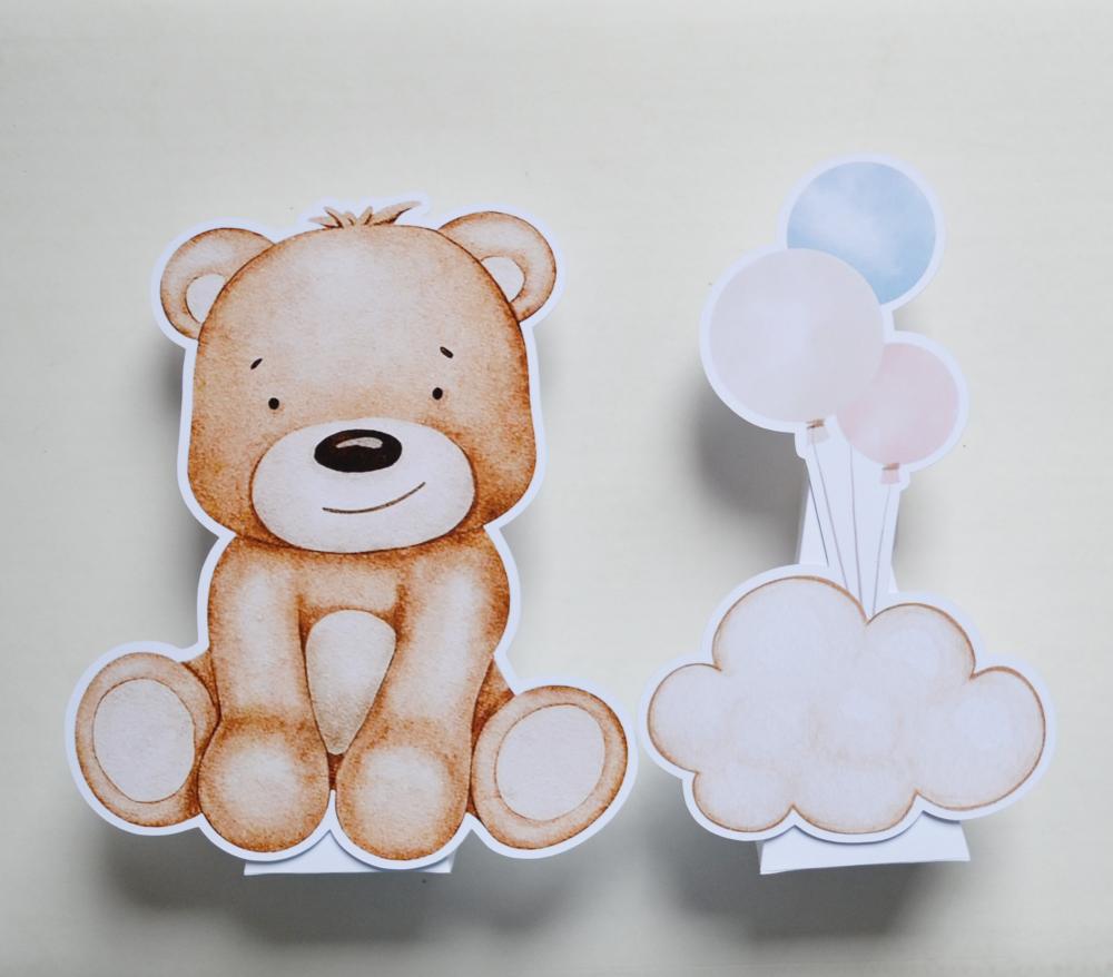 Kit Festa Personalizada Ursinho | Decoração Completa para Festa