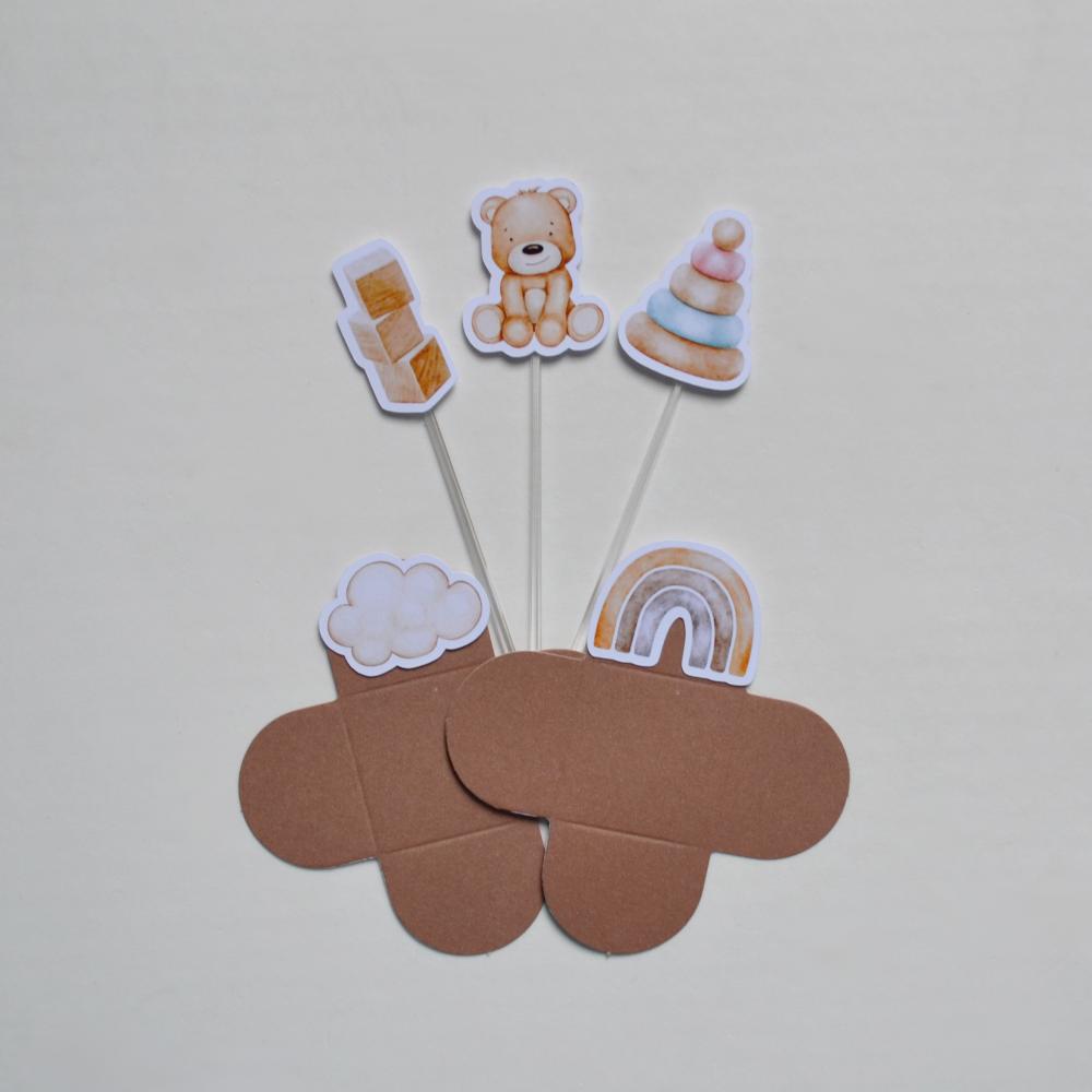 Kit Festa Personalizada Ursinho | Decoração Completa para Festa