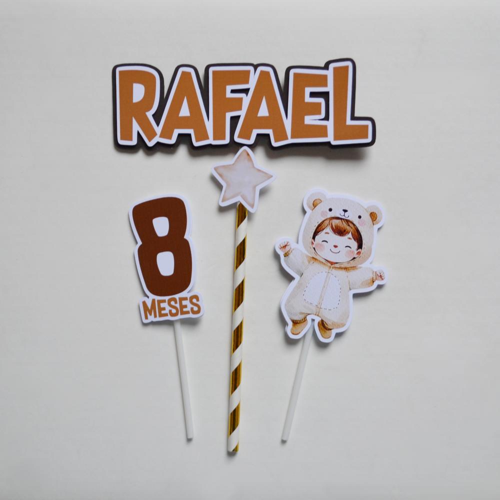 Kit Festa Personalizada Ursinho | Decoração Completa para Festa
