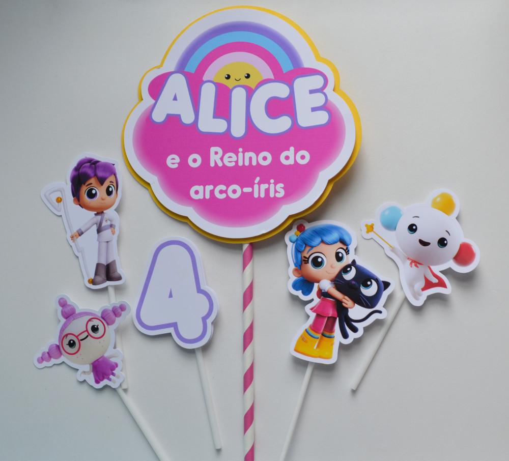 Kit Festa Personalizada Vera e o Reino do Arco-Íris | Festa Infa