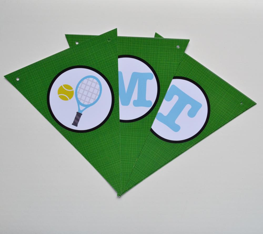 Kit Festa Personalizada Jogo de Tênis | Decoração Esportiva