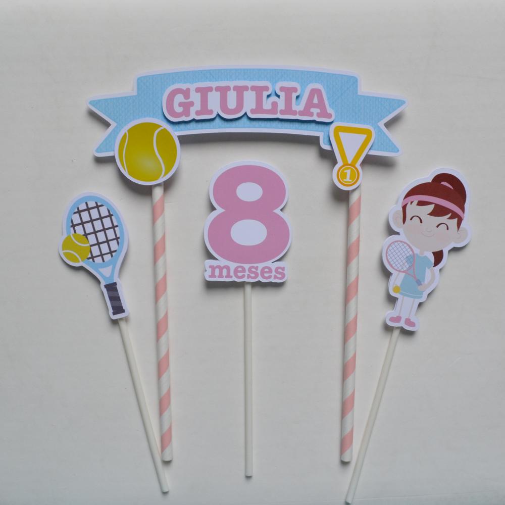 Kit Festa Personalizada Jogo de Tênis | Decoração Esportiva