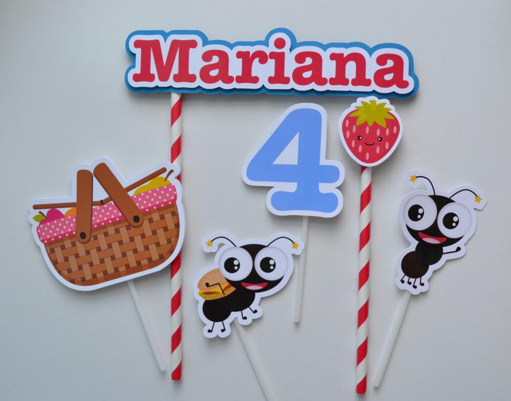Kit Festa Picnic Personalizado | Decoração Picnic Infantil