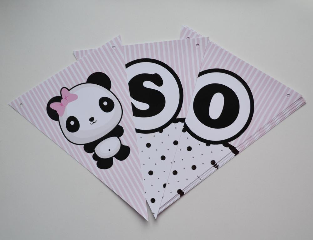 Kit Festa Panda Personalizado | Decoração Panda Infantil