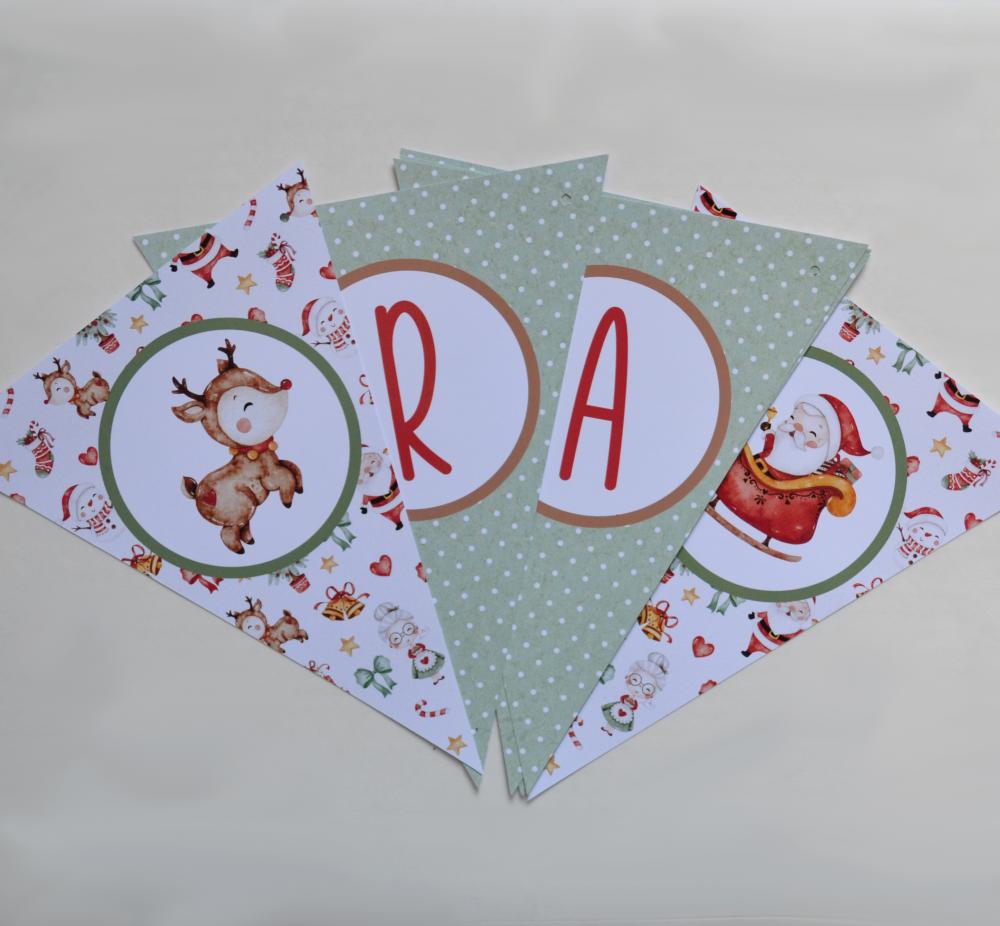 Kit Festa Natalino Mesversário Personalizado | Bebê Natal