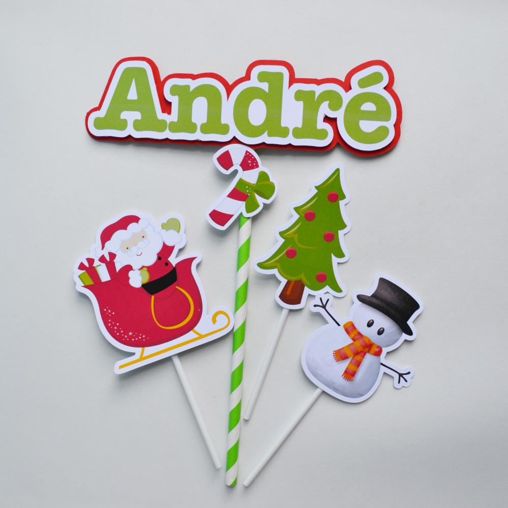 Kit Festa Natalina Personalizada | Decoração de Natal