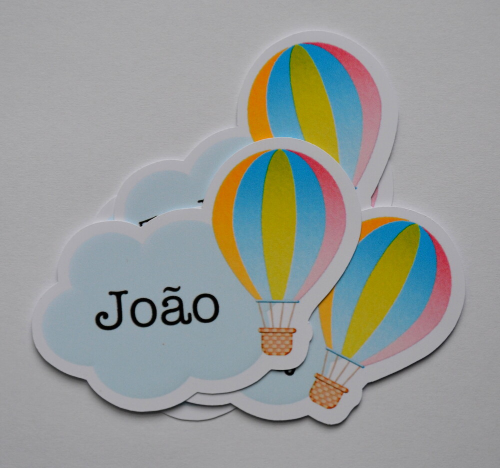 Tag Lembrancinha Balão a Gás Personalizada para Festa