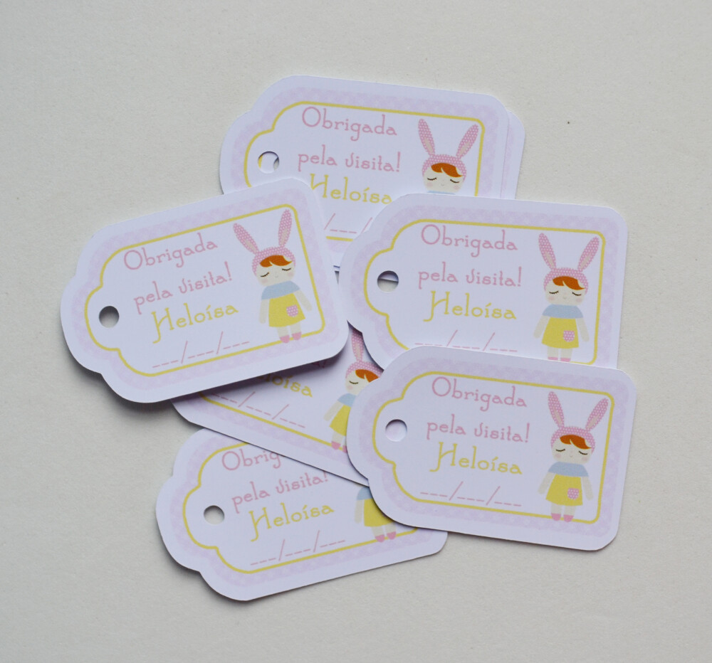 Tag Lembrancinha Personalizada Maternidade | Baby e Delicada