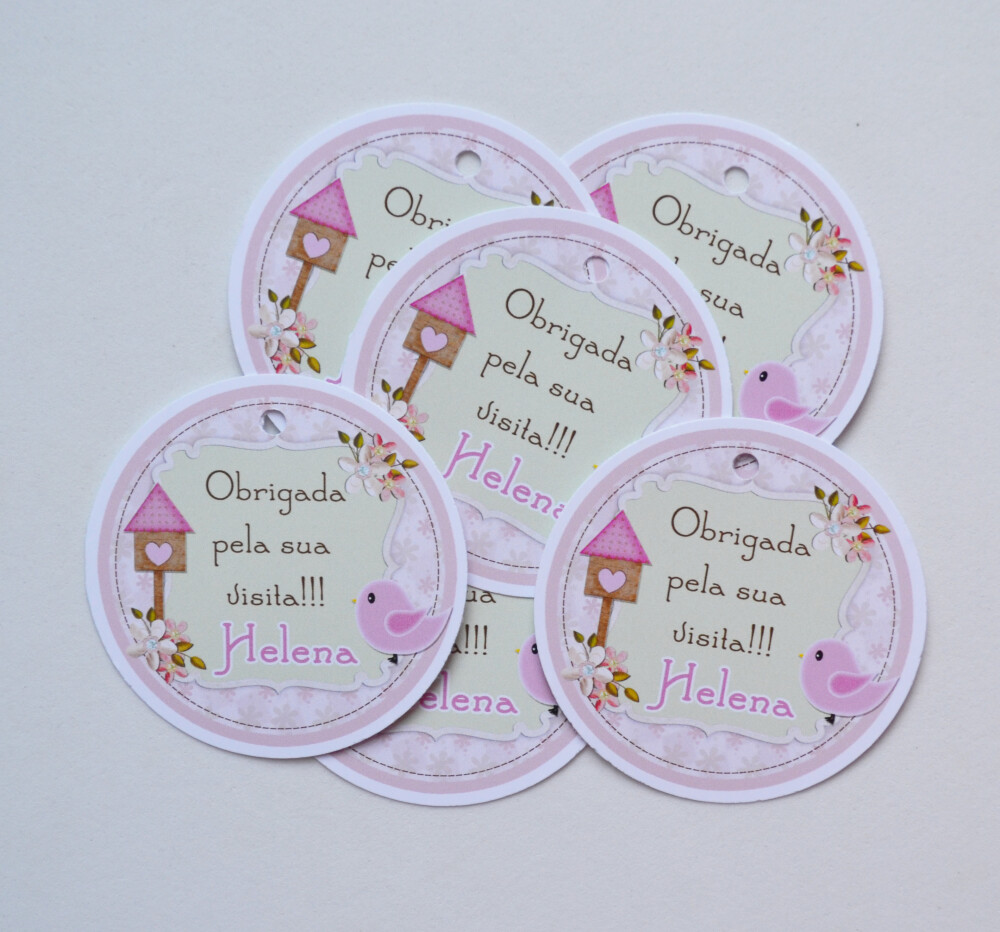 Tag Lembrancinha Personalizada Maternidade | Baby e Delicada