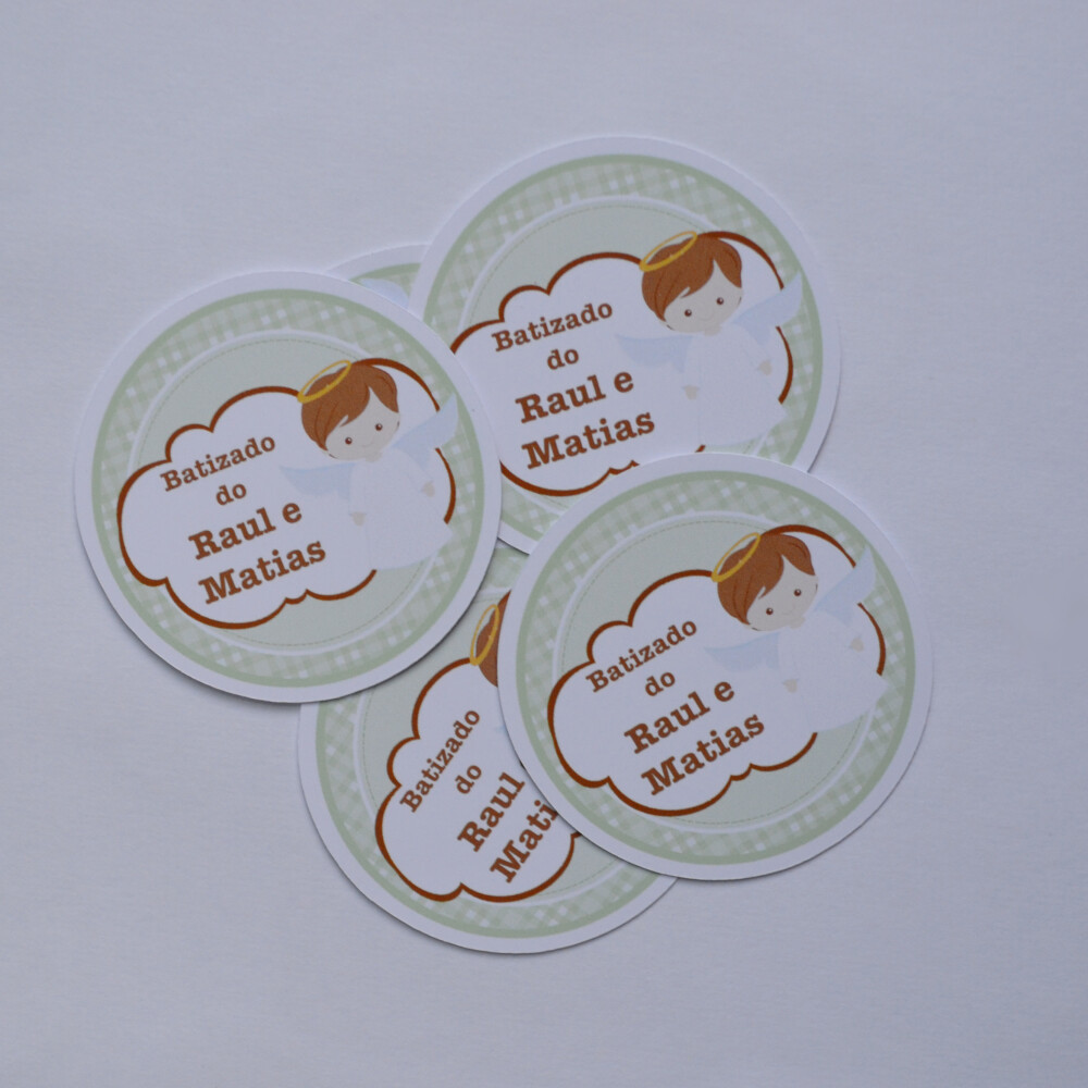 Tag Lembrancinha Personalizada para Batizado | Batismo Infantil