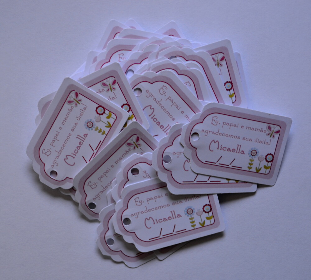 Tag Lembrancinha Personalizada Maternidade | Baby e Delicada