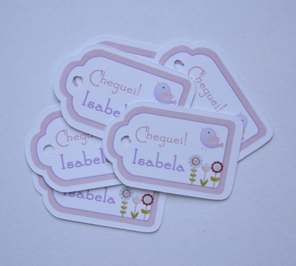 Tag Lembrancinha Personalizada Maternidade | Baby e Delicada