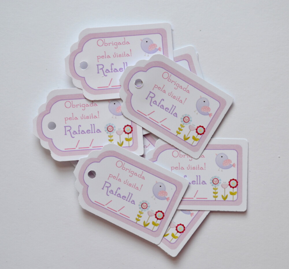 Tag Lembrancinha Personalizada Maternidade | Baby e Delicada