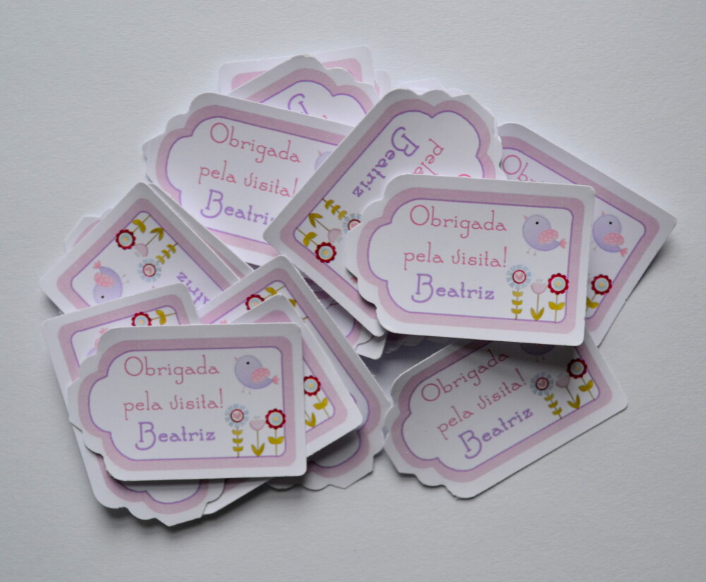 Tag Lembrancinha Personalizada Maternidade | Baby e Delicada