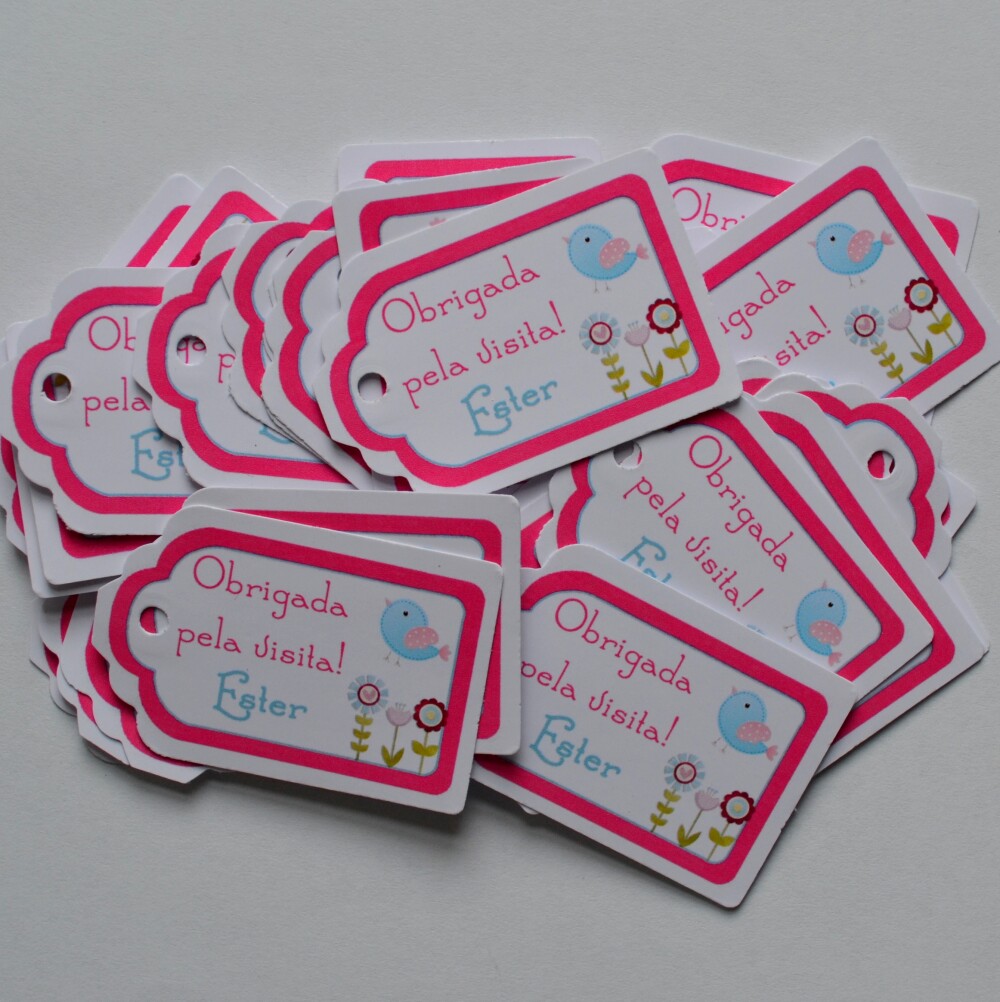 Tag Lembrancinha Personalizada Maternidade | Baby e Delicada