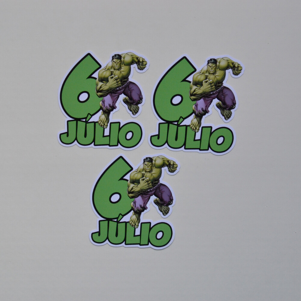 Aplique Tubete Hulk