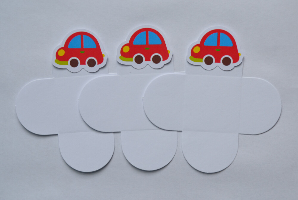 Forminha de Doce Carrinhos Personalizada para Festa Infantil
