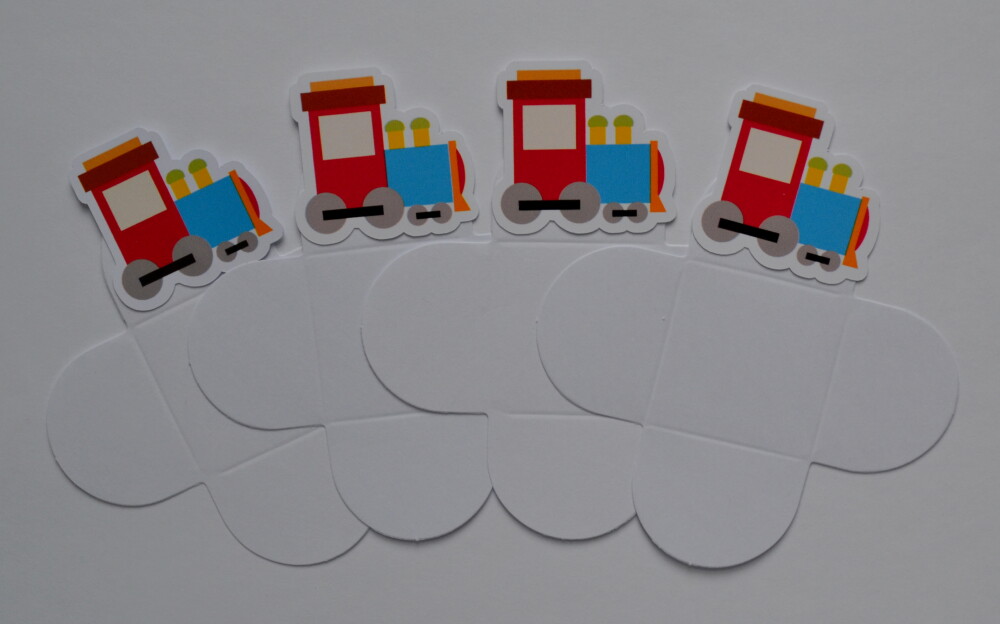 Forminha de doce Trenzinho para festa infantil