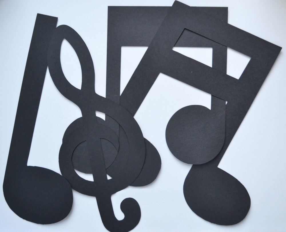Varal Decorativo Notas Musicais | Decoração Temática Festa