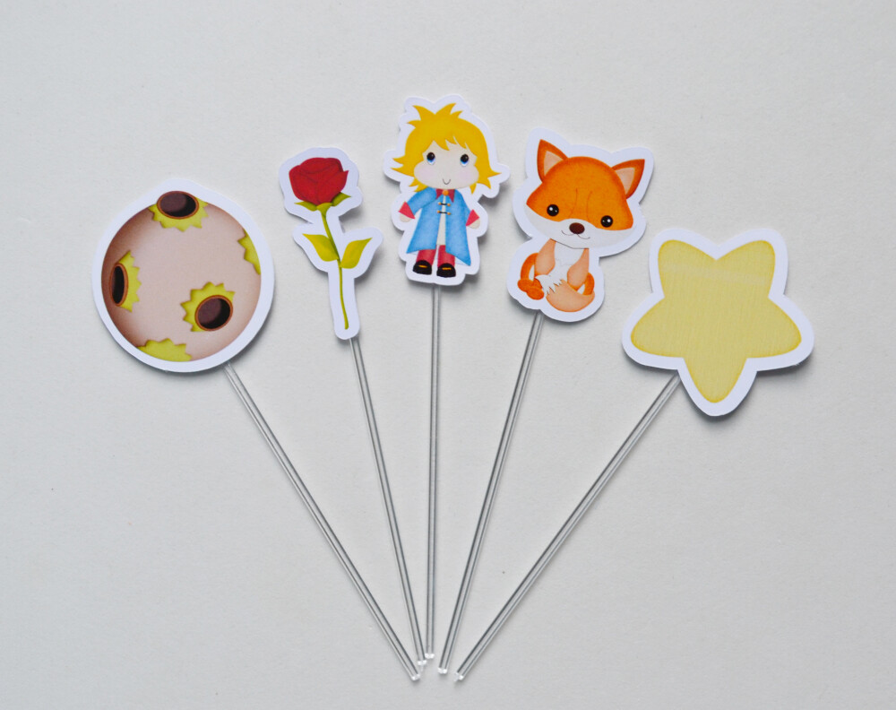 Topper de Doce Pequeno Príncipe Personalizado | Festa Infantil