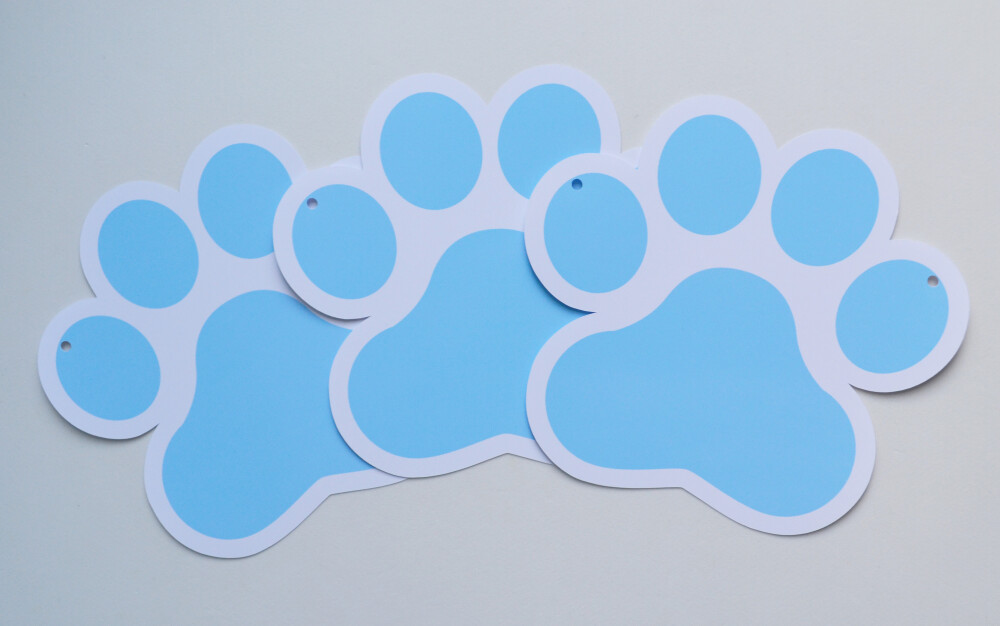 Varal Decorativo Pet Patinhas | Festa Tema Pets