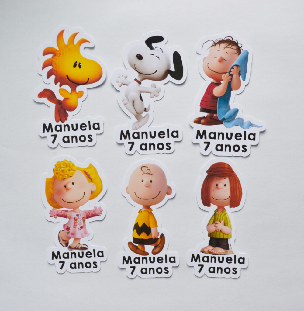 Aplique Tubete Snoopy