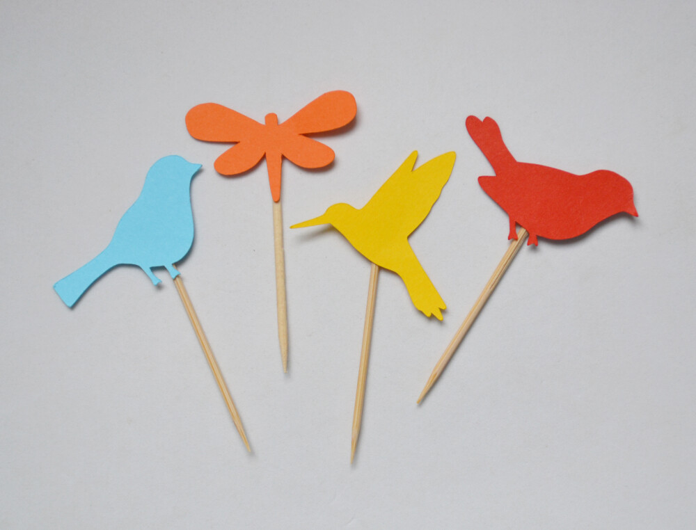 Topper de Doces Jardim (20 Unid.)