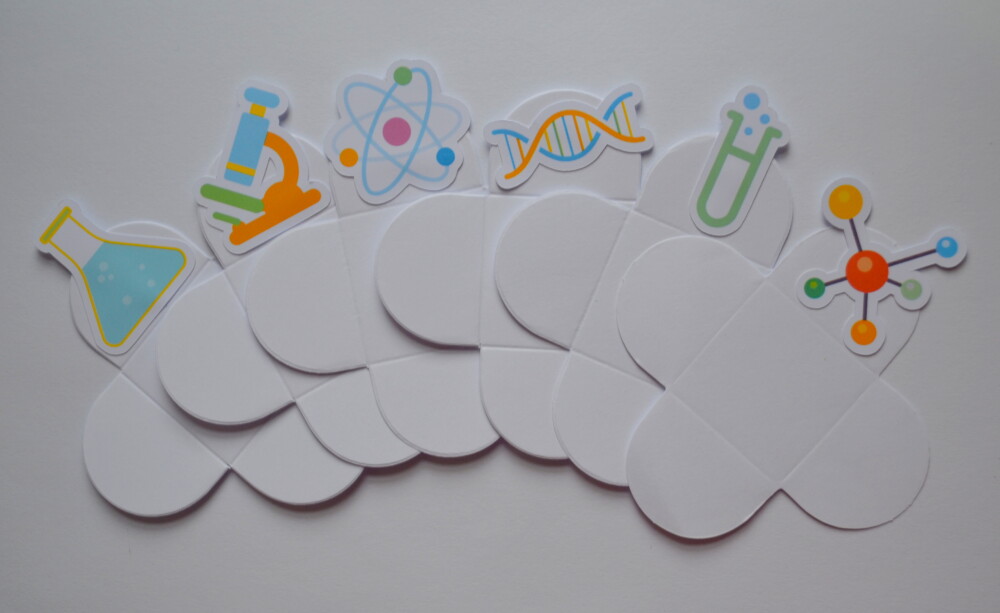 Forminha de Doce Cientista Personalizada | Festa Científica