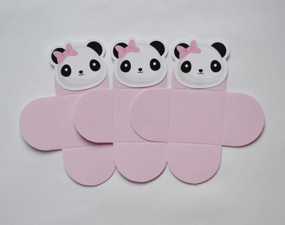 Forminhas Panda Rosa