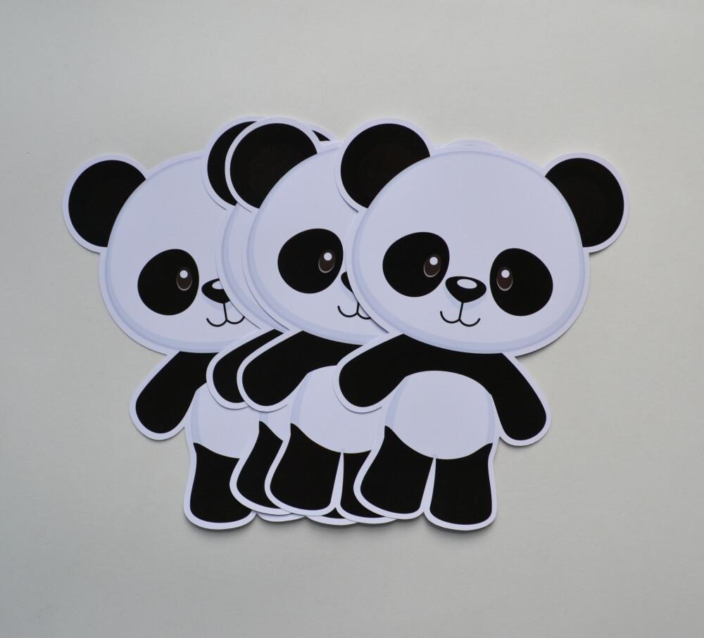 Panda decoração de parede ou painel