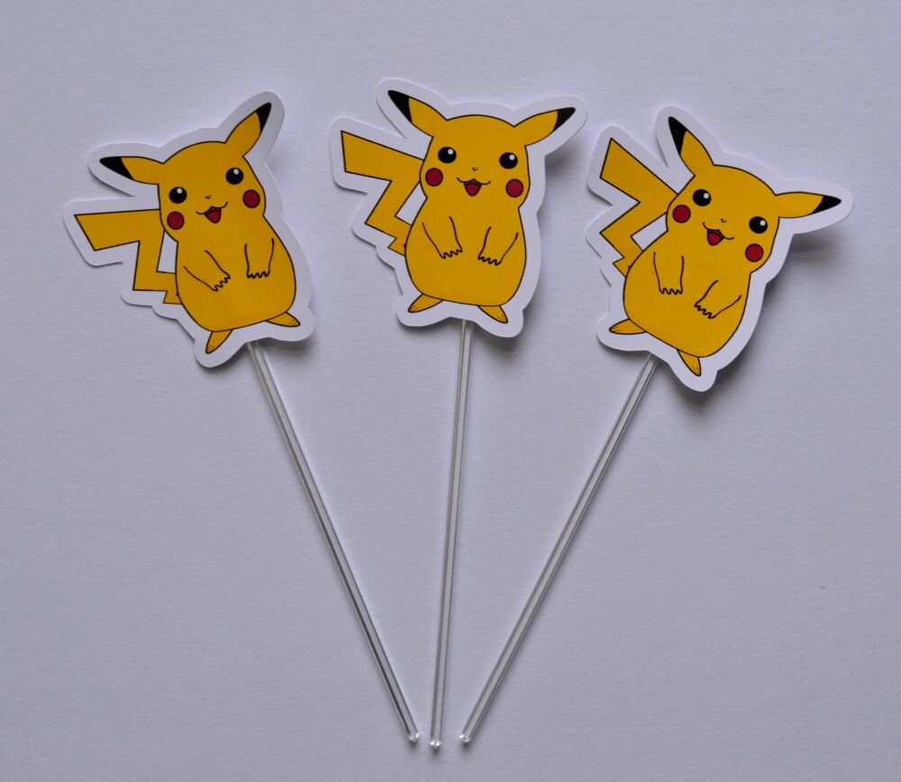 Topper para Doces Pikachu