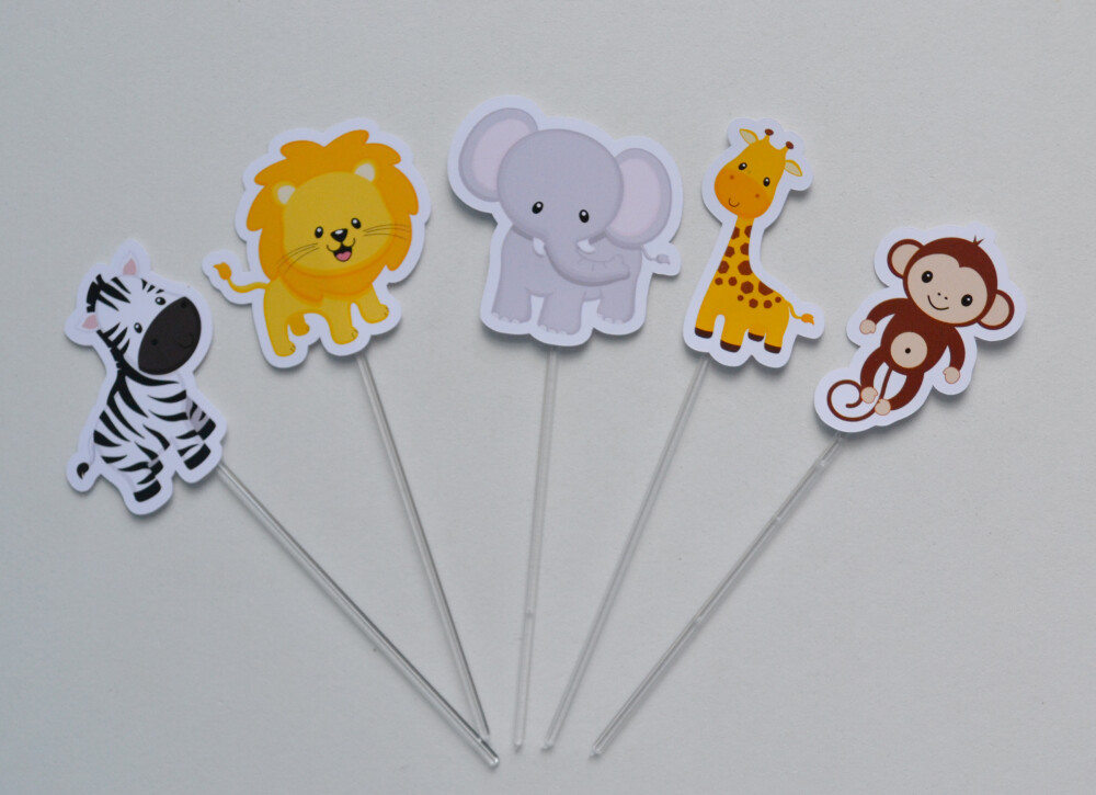 Topper para Doces Safari
