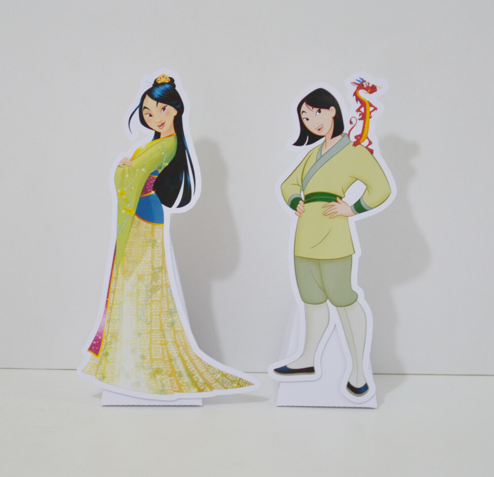 Totem de Mesa Mulan c/ Caixa Pirâmide