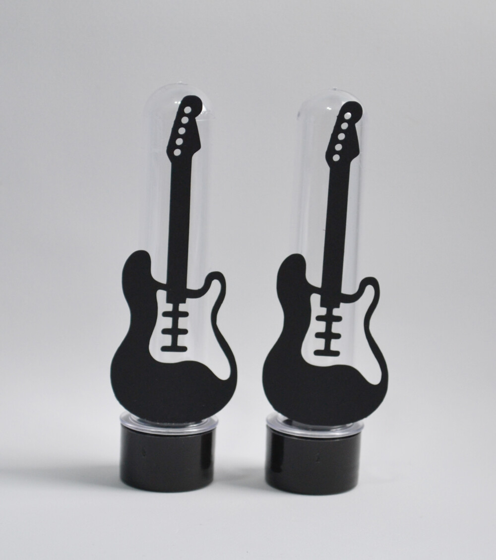 Tubete com Aplique Guitarra | Lembrancinha Personalizada