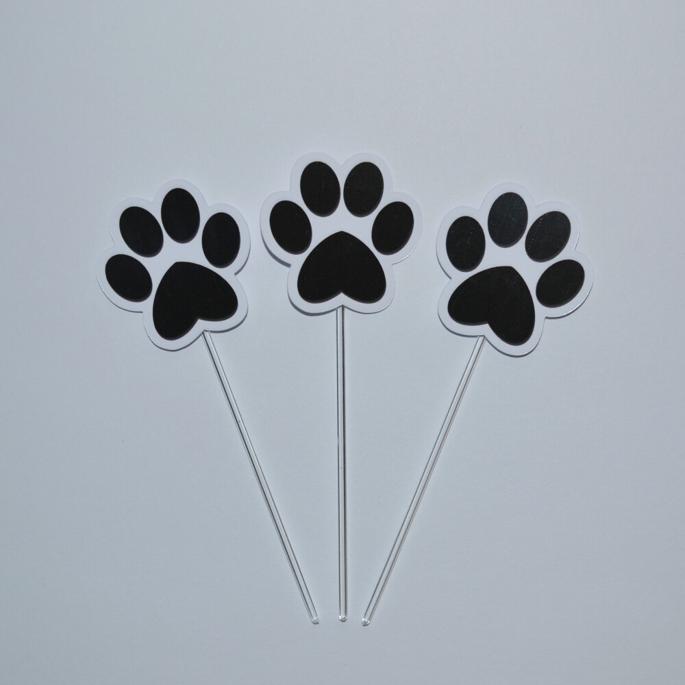Topper de Doces Patinha de Cachorro