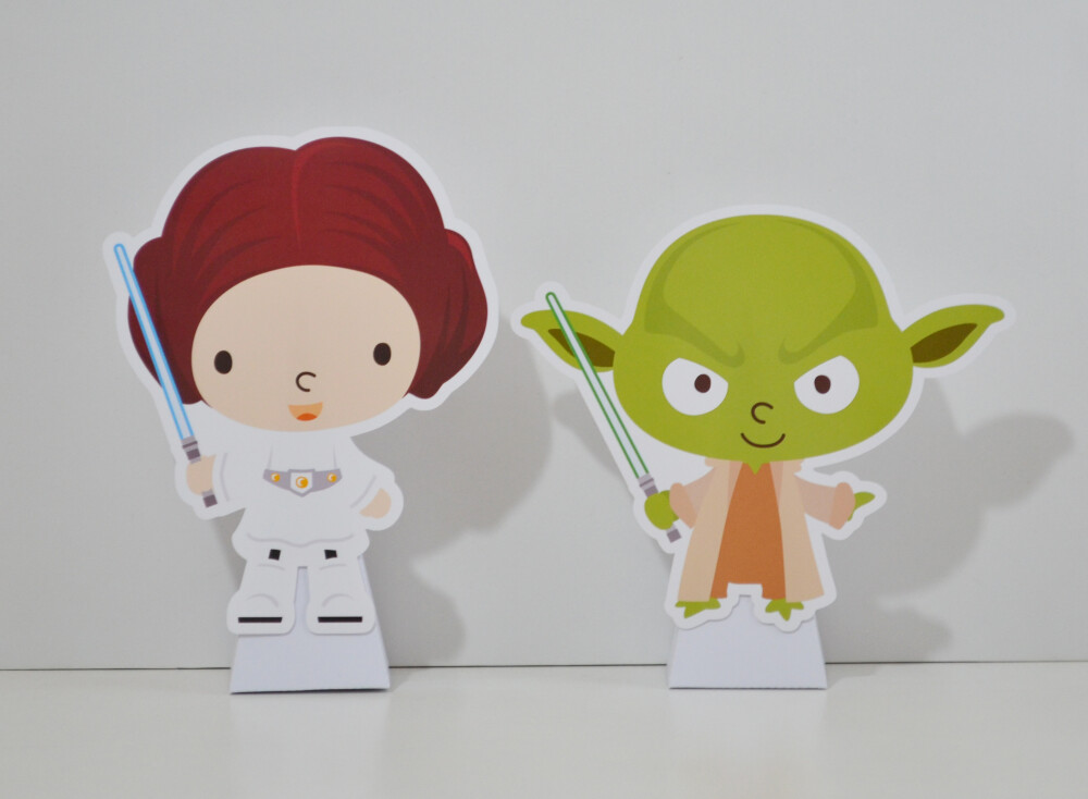 Display de Mesa Star Wars Personalizado para Festa Infantil