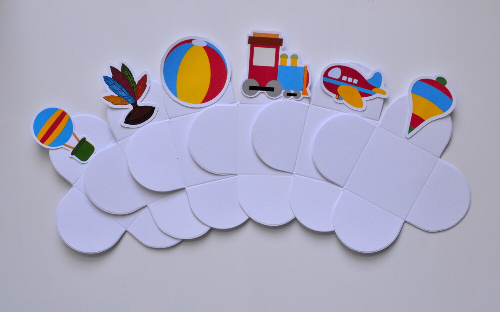 Forminha de Doce Brinquedos Personalizada para Festa Infantil