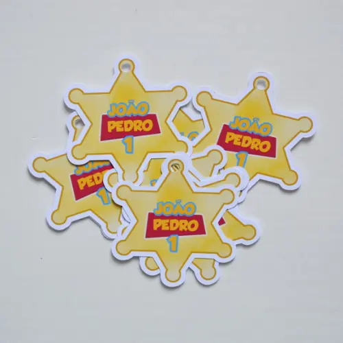 Tag Toy Story Estrela do Xerife Aquarela